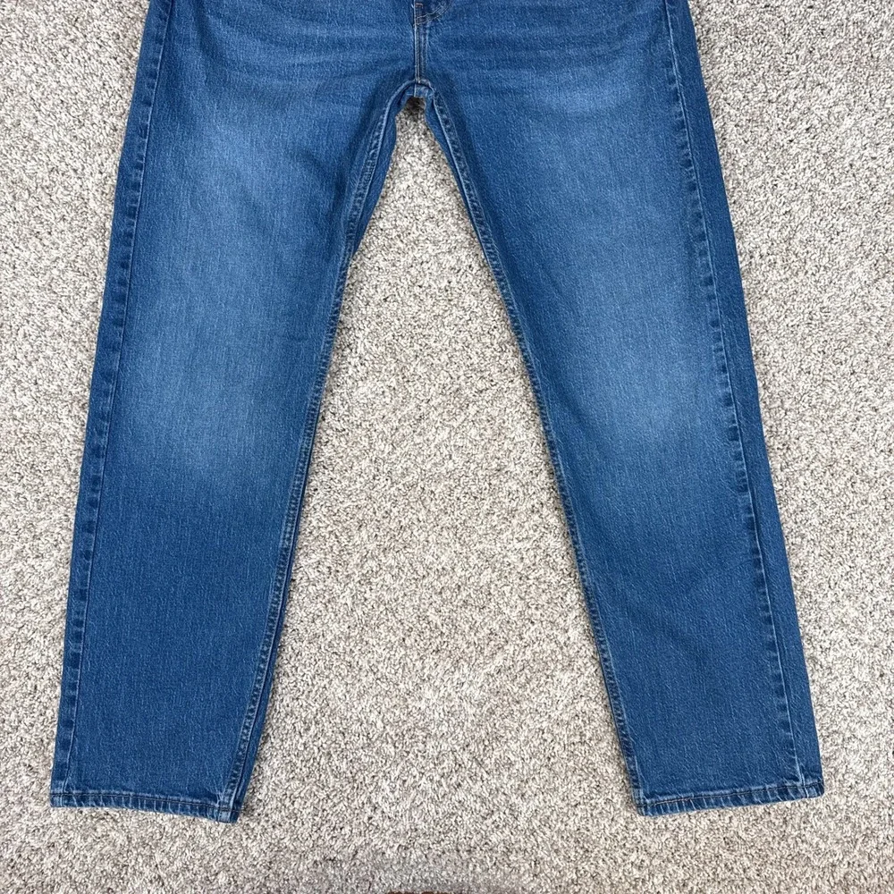 Levis 505 Jeans‎ Mens 34x32 Regular Straight Fit Blue Denim Classic 5 Pocket